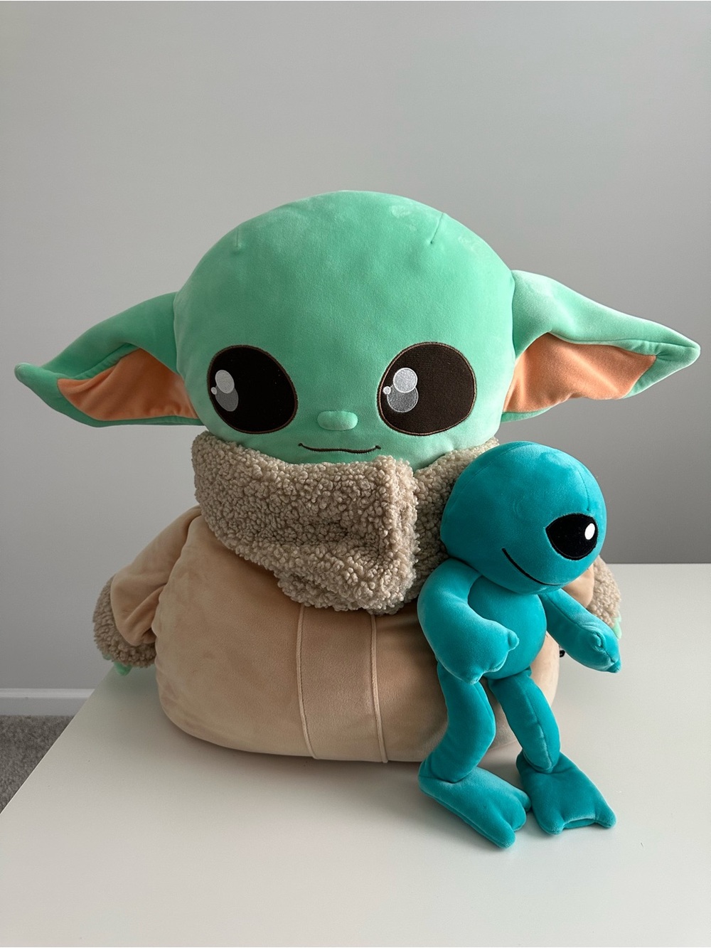 Star Wars Grogu Baby Yoda Large
Plush with Frog | Mattel The Mandalorian